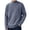 Blue, variant on Mens Sweater Solid Color Round Neck Long Sleeve Casual Comfy Outdoor Pullover Sweater