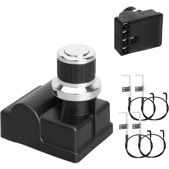 DHL-128-5Q Grill Igniters Kit for Nexgrill Replacement Parts 5 Outlet Tact Push Button Igniter w/Wire Parts 720-0830 720-0830H 720-0958A