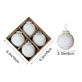 thumbnail image 5 of Christmas Ball Ornaments 8 Pcs - 2 inch Large Shatterproof Christmas Balls, Fabric Surface Decorations Indoor, Luxury Holiday Party Hanging Ornaments for Xmas Tree, Wreath, Vines, Green, 5 of 8