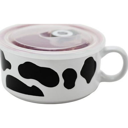 Cow Large Mug - Cow: Souper Mug with Lid