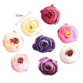 thumbnail image 6 of 20Pcs Artificial Flower Heads Colorful Delicate Faux Silk Simulation Tea Roses Bud Flowers for Wedding, 6 of 7