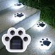 thumbnail image 1 of 4 Pack Cute Solar Paw Print Light, Waterproof Outdoor Gardent Lights, Led Animal Yard Lights for Garden, Patio, Flowerbed, Lawn Decor, 1 of 5