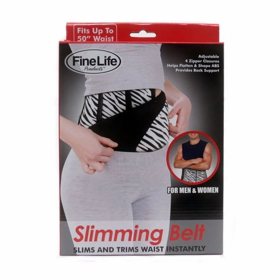 FineLife Power Slimming Yoga Body Shaper Waist Trainer Trimmer Sport Gym - Zebra Print