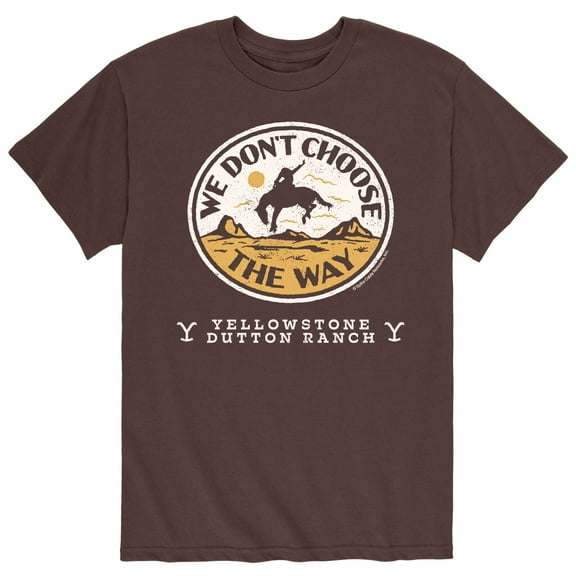 Yellowstone - We Don't Choose The Way - Men's Short Sleeve Graphic T-Shirt