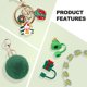 thumbnail image 4 of Set de Accesorios Navideños para Stanley Cup RONGFY 8 Piezas Verde, 4 of 7