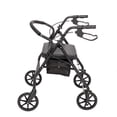 thumbnail image 2 of Mother's Day Sales - Heavy Duty Extra Wide Bariatric Rollator Rolling Walker with Padded Seat, 2 of 10
