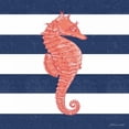 thumbnail image 2 of Marrott, Stephanie 20x20 White Modern Wood Framed Museum Art Print Titled - Seahorse Stripe, 2 of 4
