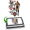 Dwayne Johnson The rock WWE Edible Cake Image Topper Personalized Picture 1/4 Sheet (8"x10.5")