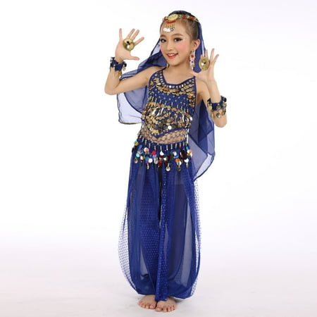 

Outfit Set For Children Handmade Children Girl Belly Dance Belly Dancing Dance Cloth Suit Set