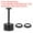 Black, variant on Uxcell E26/E27 Socket Ring Removal Tool T Type with Lamp Shade Socket Rings Black 3 Pack