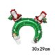 thumbnail image 3 of Globo de hombre de jengibre grande, globo de aluminio para niños, globo navideño, globo de Navidad, decoración para fiesta navideña, suministros para Año Nuevo 2023, 3 of 5