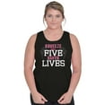 thumbnail image 5 of Squeeze With Five Saves Lives Tank Top Tee Shirt Women Brisco Brands S, 5 of 6