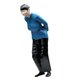 thumbnail image 4 of Figura de diorama para decoración de casa de muñecas, pintada a mano, modelo en miniatura realista para ferrocarril camisa azul, 4 of 9