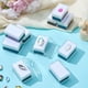 thumbnail image 4 of 10 cajas de plástico para guardar piedras preciosas, 5,7 x 3,7 x 2,5 cm, rectangulares, transparentes, con 2 capas de esponja blanca y negra., 4 of 5