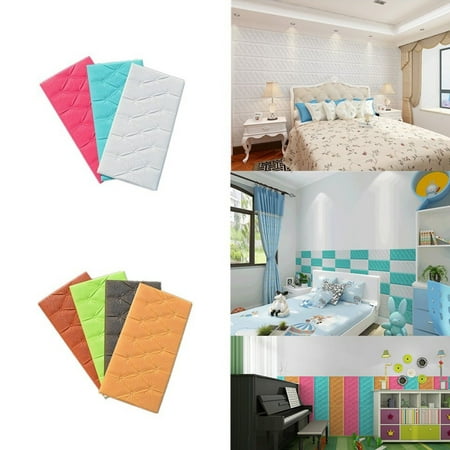 3D Self Adhesive Waterproof Wallpaper for Living Room Bedroom Kids Room Nursery Home Decor (Best Wallpaper Designs For Living Room)