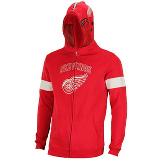 Men's Fanatics Branded Black Detroit Red Wings Authentic Pro Pullover Hoodie