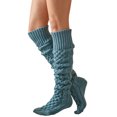 thumbnail image 2 of Opperiaya Female Knitted Stocking Solid Color Knee-High Socks Long Tube Socks, 2 of 9