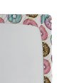 thumbnail image 3 of Ambesonne Donuts Fitted Sheet, Circular Motifs Art Funny, Queen Size, Multicolor, 3 of 5