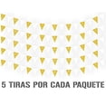 thumbnail image 1 of Banderin Calado DECORAMEC PAPEL PICADO Toda Ocasion 5 tiras de 8 metros Flores Amarillo con Blanco, 1 of 6