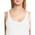 thumbnail image 2 of No Boundaries Sleeveless Scoop Neck Plain Tank Top (Women's or Women's Plus), 2 of 5