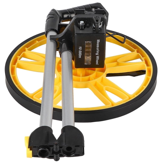 Roue de mesure mécanique pliable pour la mesure de distance, utilisée par les constructeurs de routes et de terrains