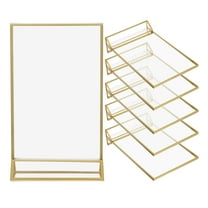 HOMEMAXS 6 Pcs Double Rack Freestanding Floor Liquor Brand