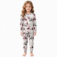 thumbnail image 4 of ORT Toddler Baby Girls Boy Christmas Pajamas Set Kids Sleepwear 2 Pcs Pjs Long Sleeve Top and Pant Sleepwear Clothes Sets, 4 of 9