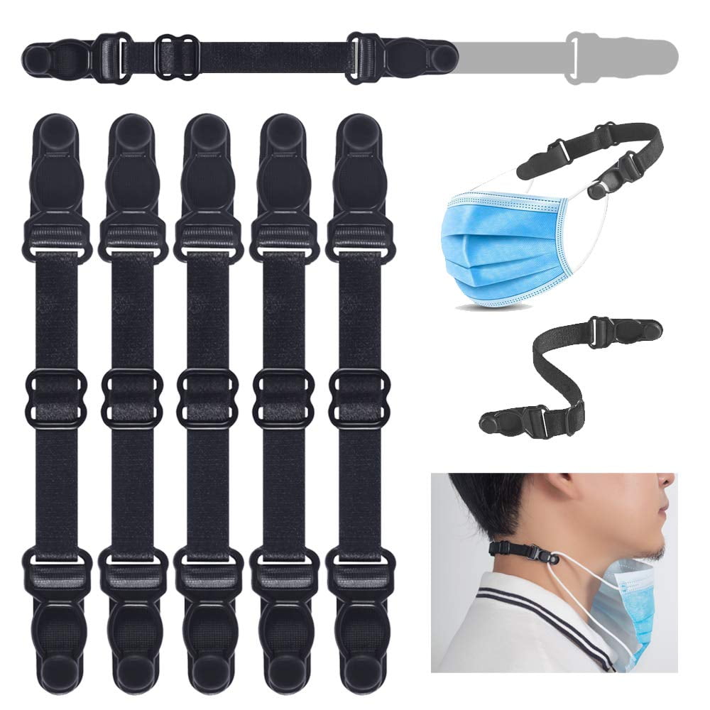 Mask Extender for Adjustable,Anti Slip Mask Ear Strap Hook Reducing Pain and Pressure for The Ear, Mask Extender Anti Tightening for Ear Prote,Available for Adults and Children (5 pack)