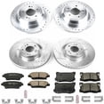 thumbnail image 3 of Power Stop Front and Rear Ceramic Brake Pad and Drilled and Slotted Rotor Kit K7029, 3 of 10