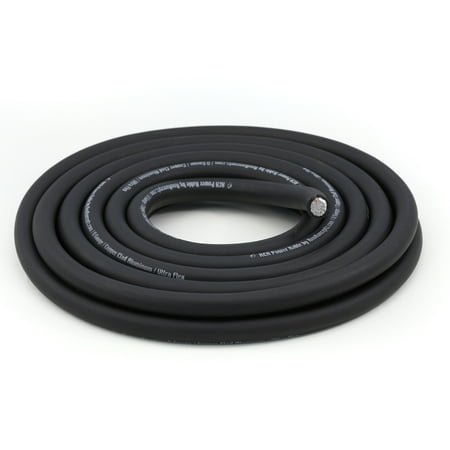 125 Power Cable 4 Gauge - KnuKonceptz KCA Kable 4 Gauge Ultra Flex Black CCA Power Wire / Ground Cable