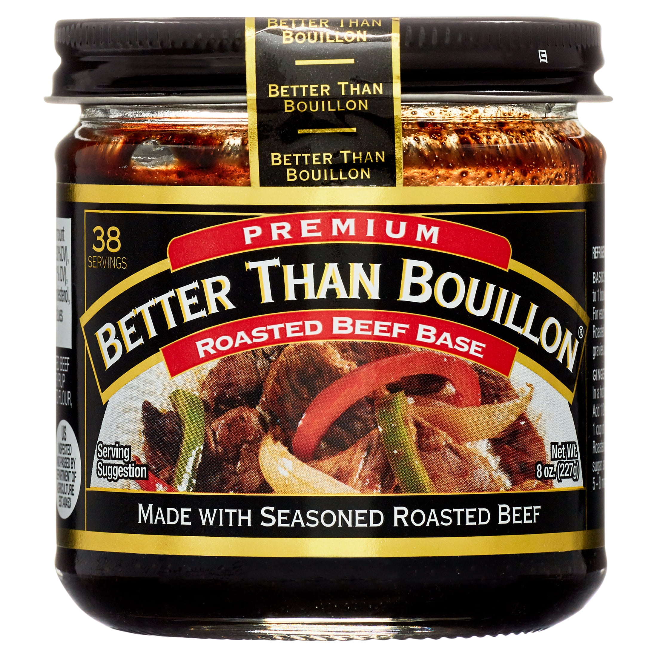 Better Than Bouillon Variety Pack: Roasted Beef, Roasted Chicken, Seasoned  Vegetable, Roasted Garlic Bases 8oz (1 Each, 4 Pack) Bundle with PrimeTime  Direct Teaspoon Scoop with BTB Authenticity Seal in a BTB Box