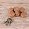thumbnail image 2 of 30 PCS Wooden Dresser Wood Door Knobs Dresser Handles Drawer Handles Cabinet Door Knobs Antique Cabinet Pulls, 2 of 2