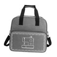 thumbnail image 3 of Bolsa para máquina de coser, estuche para máquina de coser, uso doméstico, uso en viajes, con cremallera, para tijeras, a prueba de polvo, liviano, bo Gris, 3 of 8