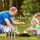 thumbnail image 4 of Stainless Steel Garden Shovel, Greenerying Tool, Weeding, Digging, Wood Handle, 1-Pack, 4 of 9