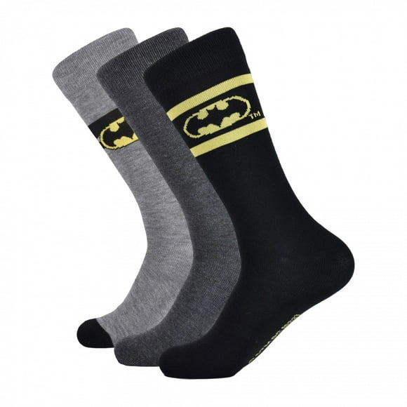 Batman Icons Crew Socks Boxed Set of 3 Pairs