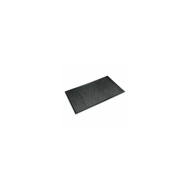 Safewalk-Light Drainage Safety Mat, Rubber, 36 x 60, Black Safewalk-Light Drainage Safety Mat, Rubber, 36 x 60, Black