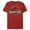 Red, variant on Men's Jurassic Park T Rex Logo Graphic Tee Red Medium