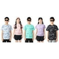 thumbnail image 7 of GYRATEDREAM Kids Boys Girls Spring Summer T-shirt Moisture Wicking Athletic Graphic Print T Shirts Children Short Sleeve Breathable Quick Dry Sports Tee Tops for 7-13 Years, 7 of 7