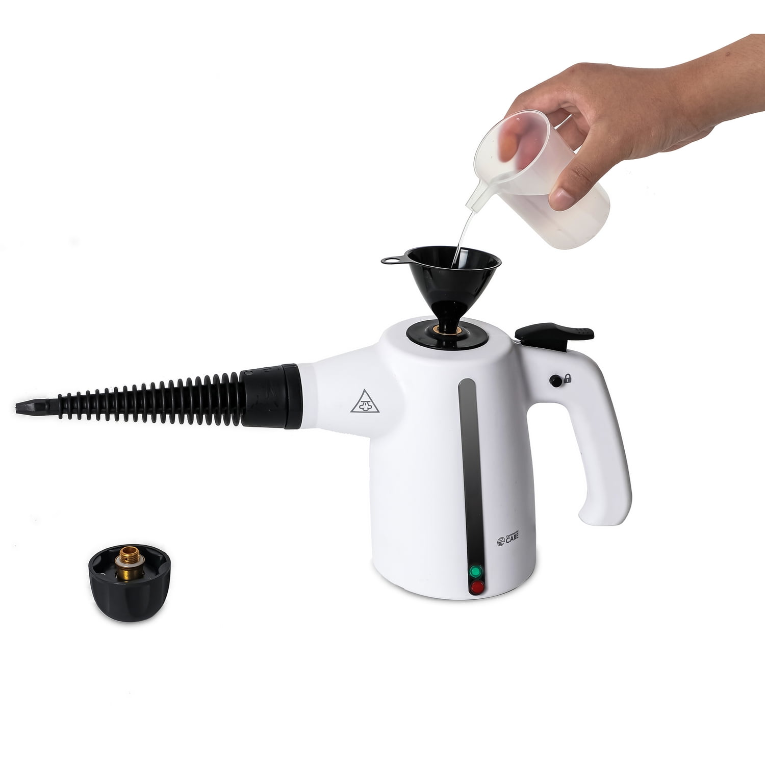 Commercial CARE Corded Electric Multipurpose Portable Handheld Steam Cleaner with 9-Piece Accessory Kit CCSC30