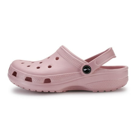 

Women Classic Slip On Shoes Sandals Hollow Anti-slip Breathable for Beach Home 41 Pink
