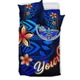 thumbnail image 2 of Islas Marshall Juego de cama personalizado - Vintage Tribal Mountain, 2 of 6