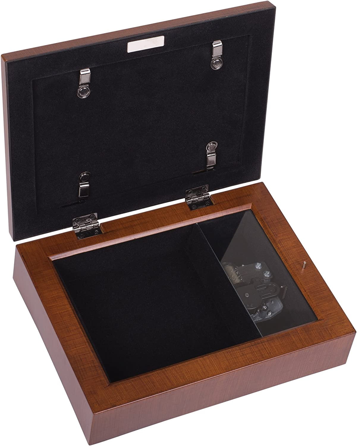 Old Friends Friendship Faux Woodgrain Music Jewelry Box Plays That's What Friends Are For