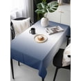 thumbnail image 6 of Navy Blue Ombre Table Cloth, Blue White Gradient Modern Abstract Art Waterproof Tablecloth for Rectangle Tables, Reusable Washable Fabric Table Cover for Restaurant Kitchen Dining Tables 54"x108", 6 of 6