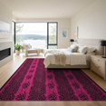 thumbnail image 3 of ODIKA Pink Print Leopard Spotted Diagonal Cheetah Abstract Inspired for Dining Room, Basement, Large Office, Non-Slip Chair-Friendly, 3 of 7