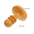 thumbnail image 2 of OUNONA 8 Pcs Capuchons de Tige de Tente Protection en Plastique Jaune pour Usage Extérieur, 2 of 8