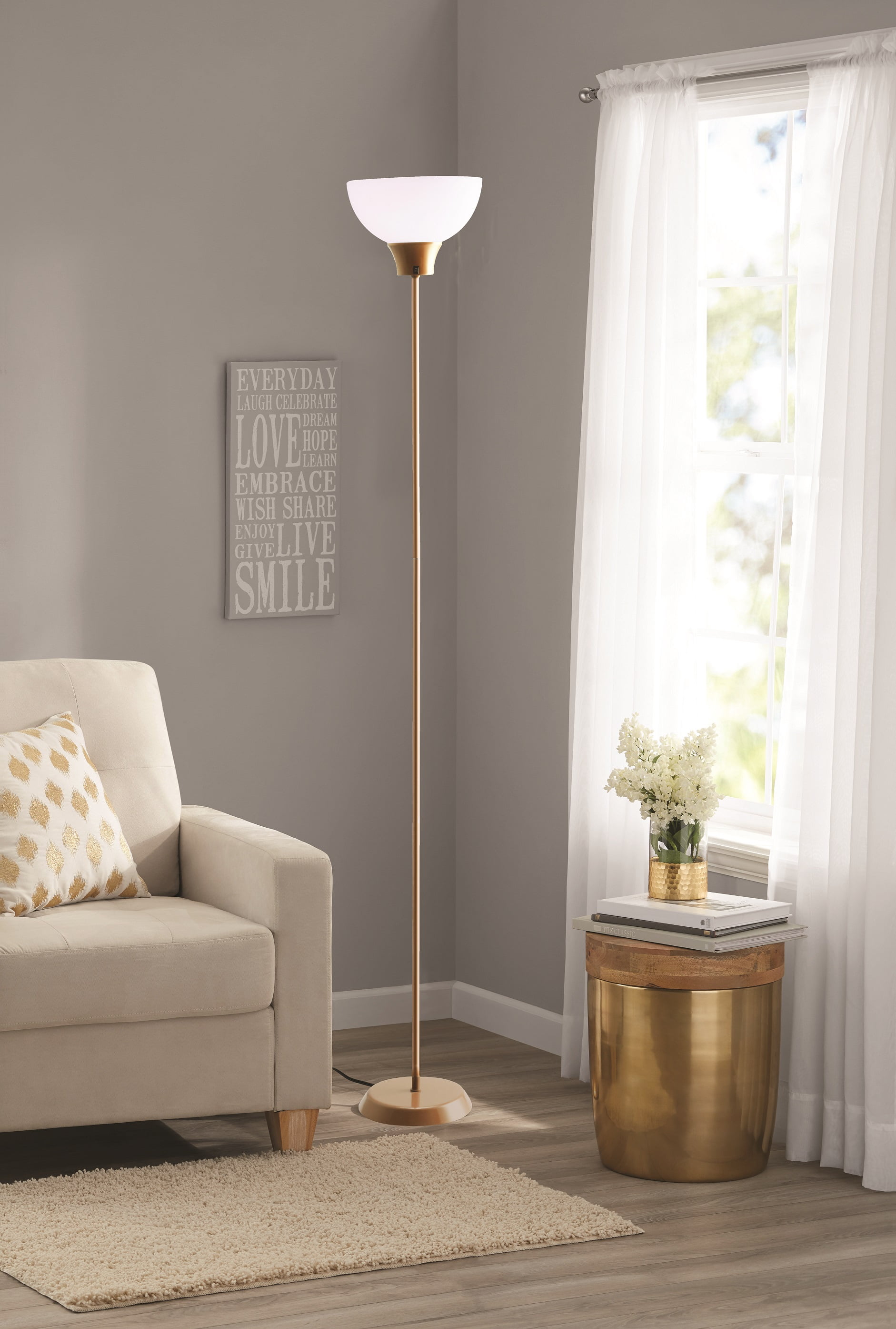 walmart floor lamps reading light