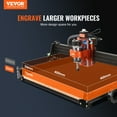thumbnail image 2 of SKYSHALO CNC Router, 300W, 3-Axis with GRBL for Wood, Acrylic, MDF, PVC, and Foam Carving, Milling Kit. Workspace: 400x400x75mm, Speed: 1200 RPM, 2 of 9