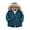 Blue, variant on Otqutp Kids Boy's Quilted Pu-ffer Lined Jacket Thick Winter Coat Long Sleeve Hooded Winter Water-proof Par-ka Outerwear for 2-7 Years(Navy,3-4 Years)
