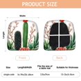 thumbnail image 3 of Cute Cactus Seat Covers for Dining Room Chairs Set Of 4,Stretch Printed Washable Chair Seat Cover with Elastic Ties and Button,Removable Waterproof Couch Cushion Covers, 3 of 6