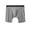 Mens Underwear Gray, variant on XL-5X Mens Silk Underwear Big and Tall Boxer Briefs Plus Size Lightweight Mid Waisted Stretchy Solid Color Breathable Basic Boxers